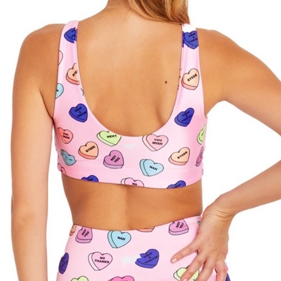 Goldsheep New Pink Candy Hearts U-Bra - Picture 2 of 7